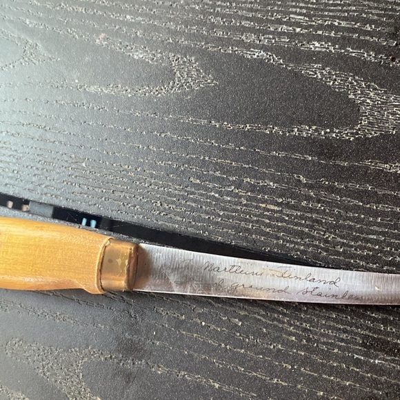 ✨Vintage✨ J Marttiini Finland Rapala Fish Fillet Knife Stainless Leather Sheath - Picture 11 of 15